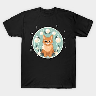 Somali Cat Xmas Ornament, Love Cats T-Shirt